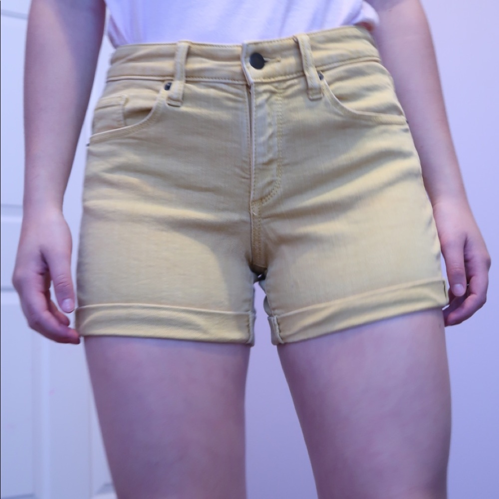 Yellow Universal Thread Shorts